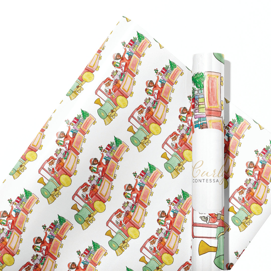 Santa Express Wrapping Paper