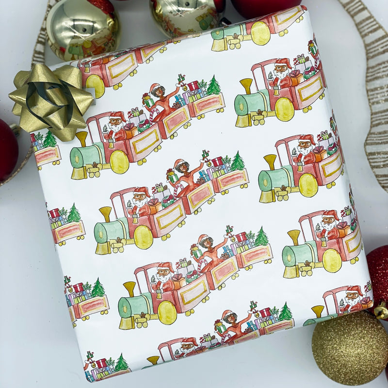 Santa Express Wrapping Paper